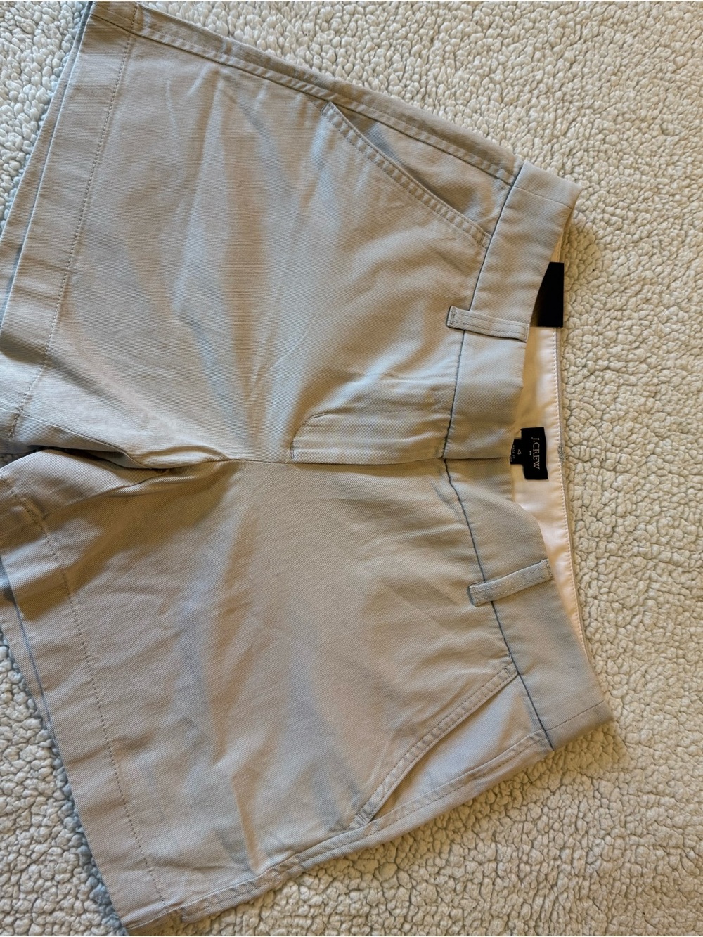 J. Crew Women's Tan Chino Bermuda Shorts